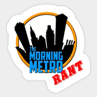 TMM Rant Black Logo Skyline Sticker